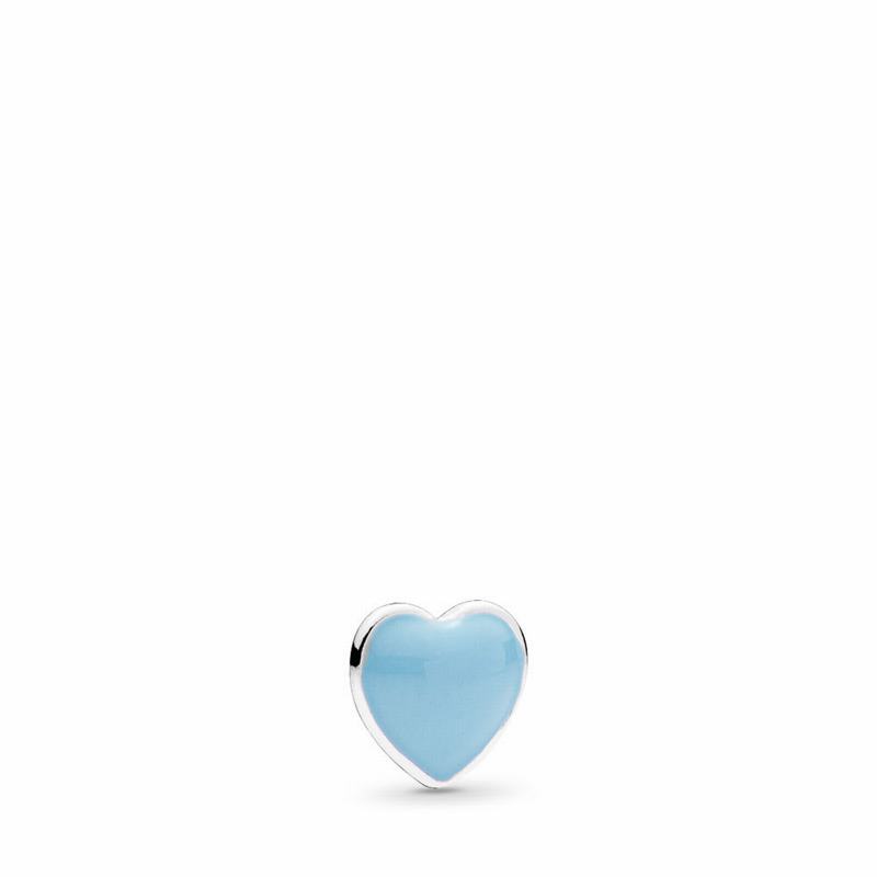 Pandora Blue Heart Petite Locket Charm Silver Egypt OC2378105